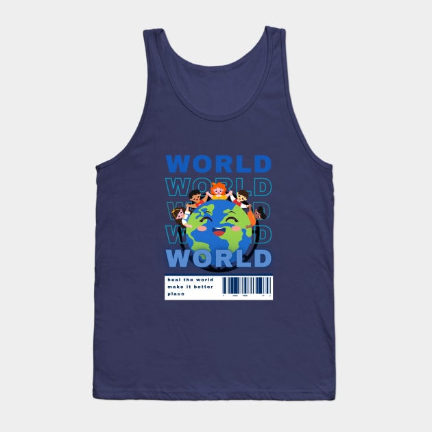 Save The Earth Tank Top by Nata De'Art